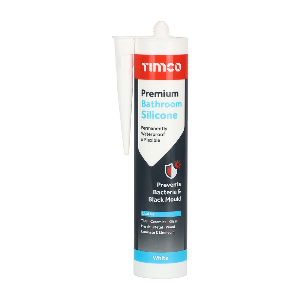 Timco - Silikon Premium Bilik Mandi (Putih, 300ml - 1 Setiap)