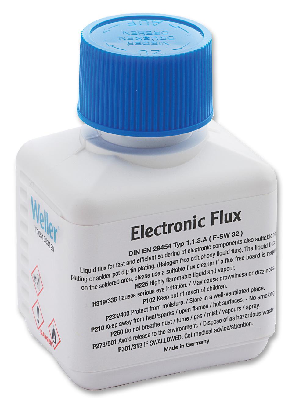 WELLER Fluxo de Soldadura Líquido sem Halogéneos, 100ml