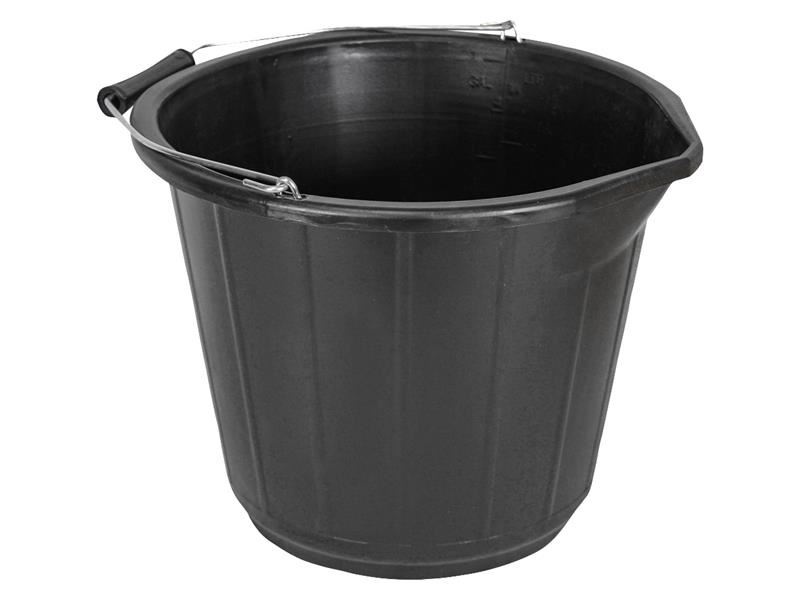 Faithfull Universeller Eimer 14 Liter (3 Gallonen) - Schwarz