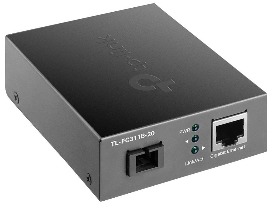 TP-Link Gigabit WDM Media Converter, 20km Range, 1310/1550nm