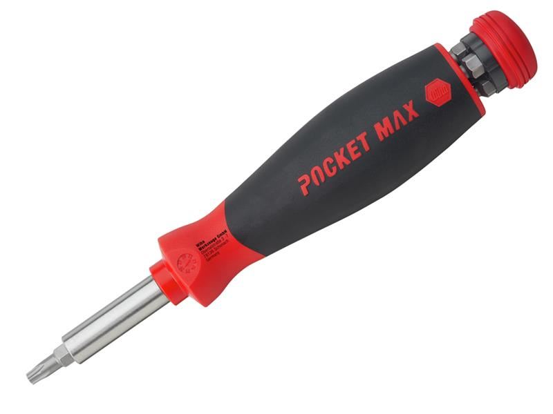 Wiha PocketMax® Magnetic Screwdriver with 8 Bits