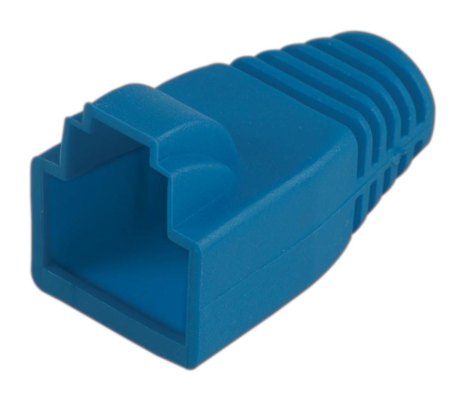 TUK Manchon anti-traction RJ45 Cat5e Bleu, pour câbles 5-5,8mm