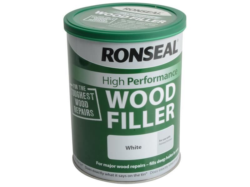 Ronseal High-Performance Wood Filler, White, 1kg