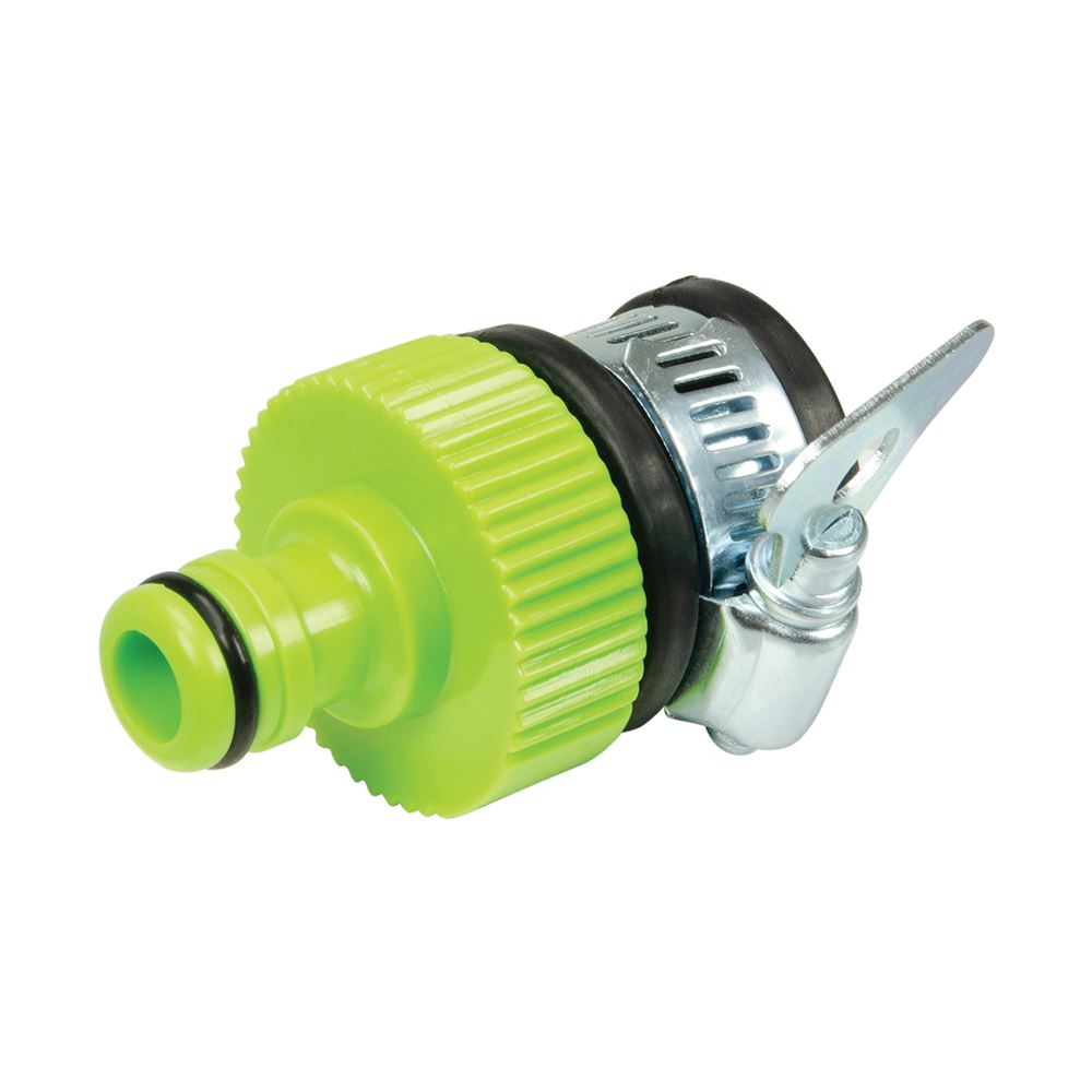 Silverline Round Mixer Tap Connector 15-18mm Female to 12.7mm Male