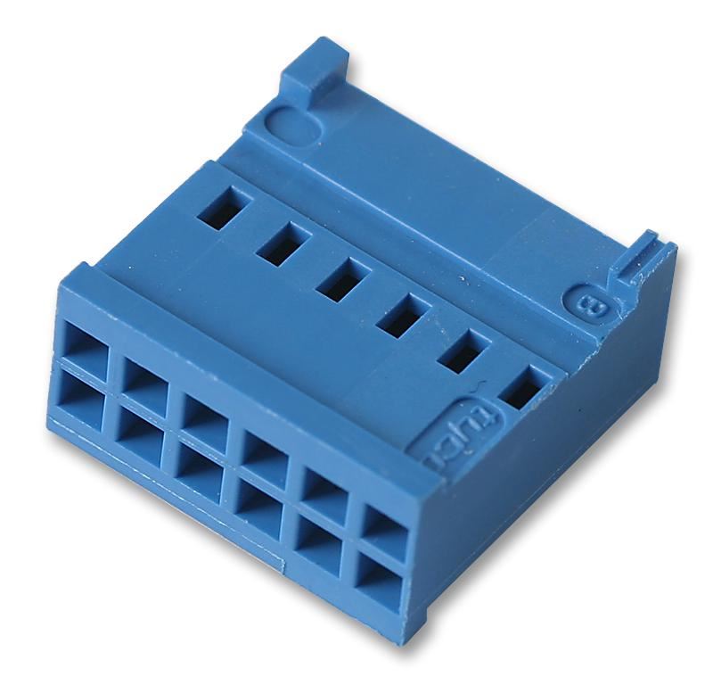 TE Connectivity AMPMODU 281839-6 Crimpbehuizing, 12-polig, 2-rijig