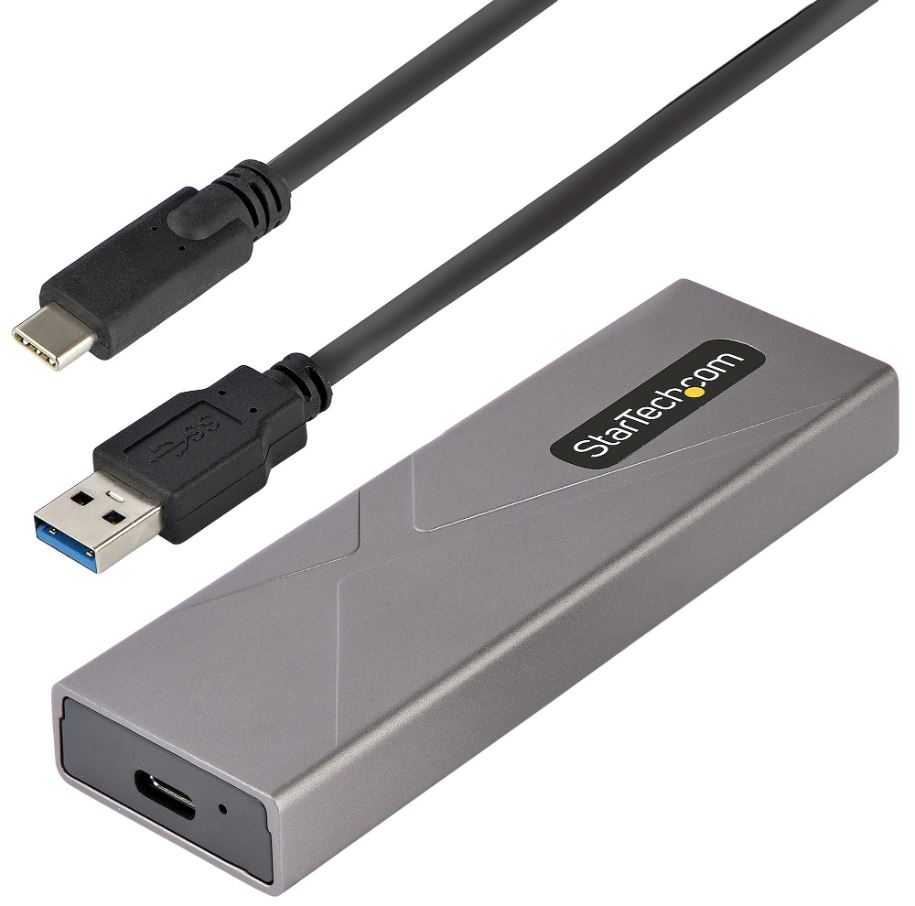 Startech USB-C M.2 SATA/NVMe SSD Enclosure, 10Gbps