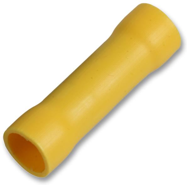 HiLo 48A Yellow Butt Splice Wire Connector - Pack of 100