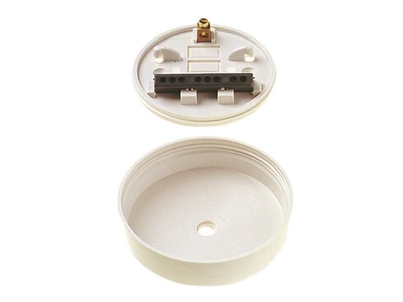 Dencon 6A 白色天井用端子台付きペンダント受け