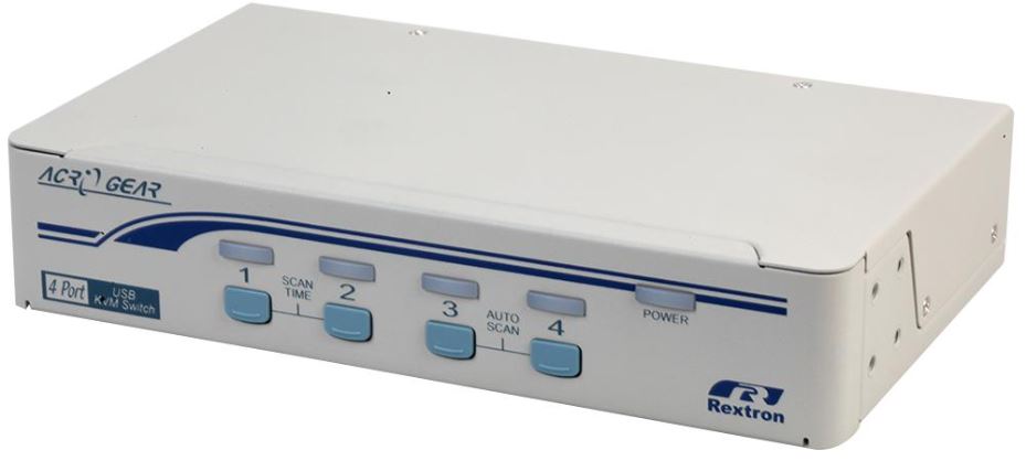 PRO SIGNAL Switch KVM USB 4 Porte per PC/Mac