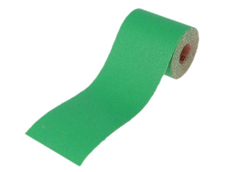 Faithfull Rolla Scagtha Alúmana Ocsóideach, Glas, 115mm x 10m, 60G Garbh