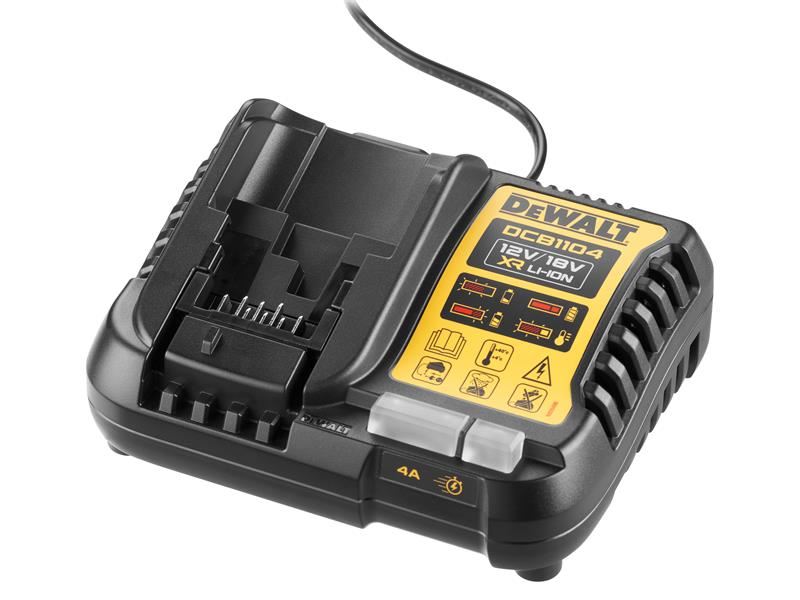 DeWALT DCB1104 Caricabatterie Multivoltaggio per Batterie Li-Ion da 12-18V
