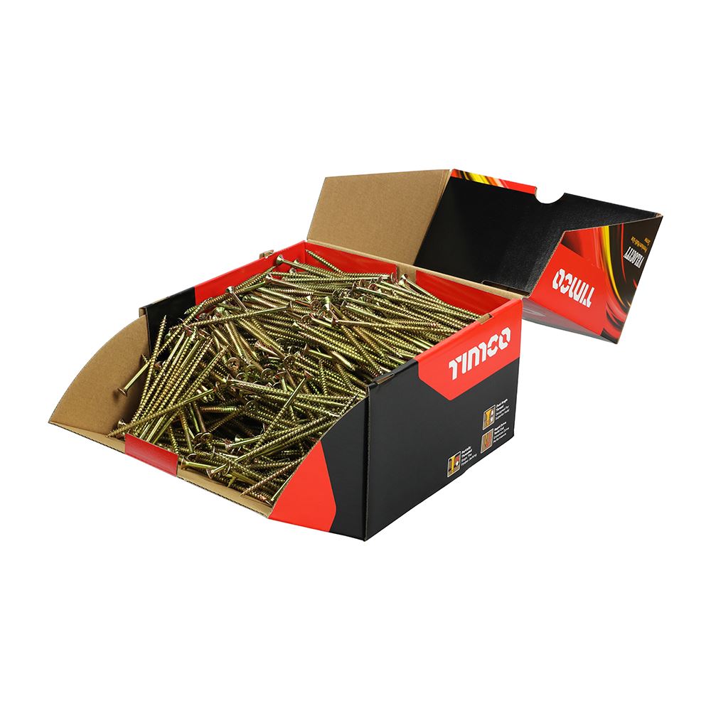 Vis multi-usages premium Velocity Timco, PZ, tête fraisée double, 5,0x100mm, pa