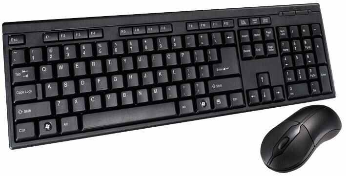 Cit Conjunto Teclado e Rato USB, Preto