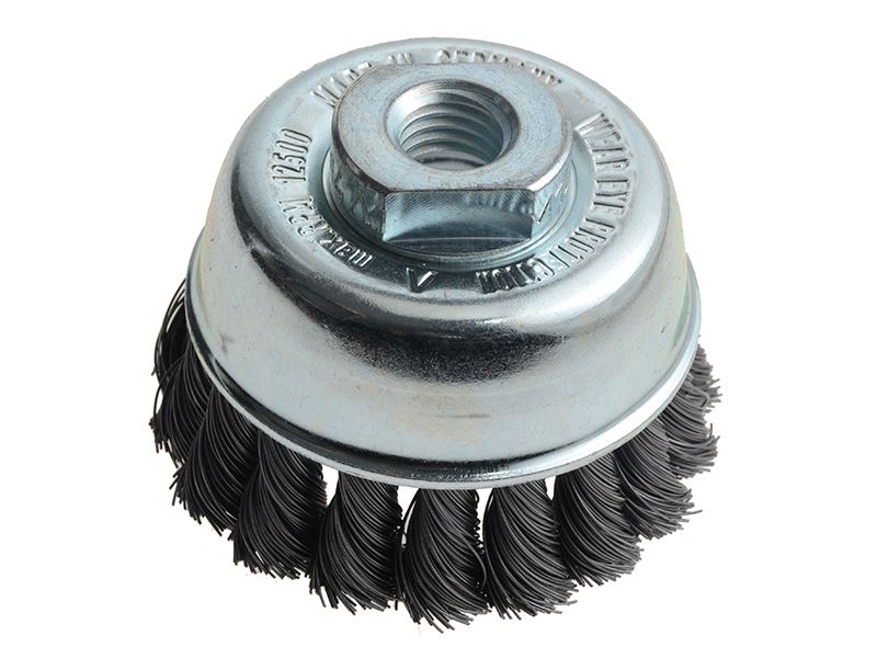 Lessmann - Scuab Chupán Cinn 65mm, M14x2.0, Sreang Cruach