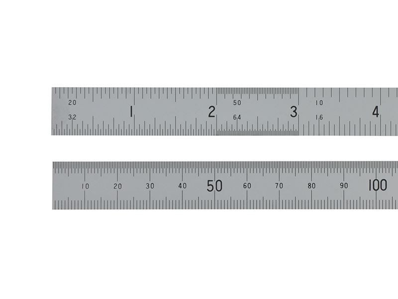Fisher Stalen Liniaal Satin Chroom, 150mm (6 inch)