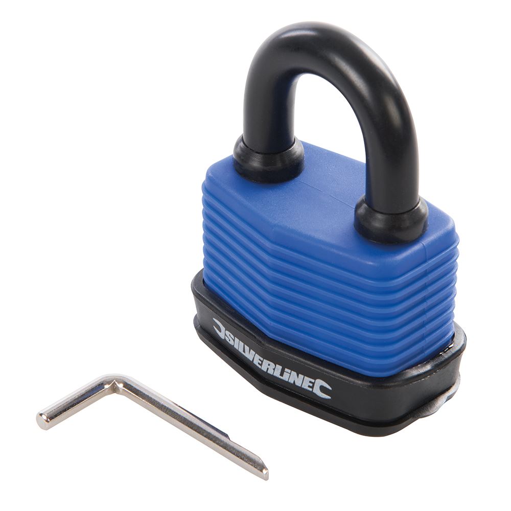Silverline 50mm Weatherproof Combination Padlock