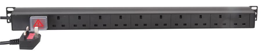 LMS DATA 10포트 13A 수직 PDU, 알루미늄, 240V