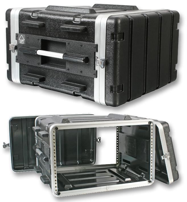 PULSE 19'' Rack ABS Transportkoffer, 6U, Zwart