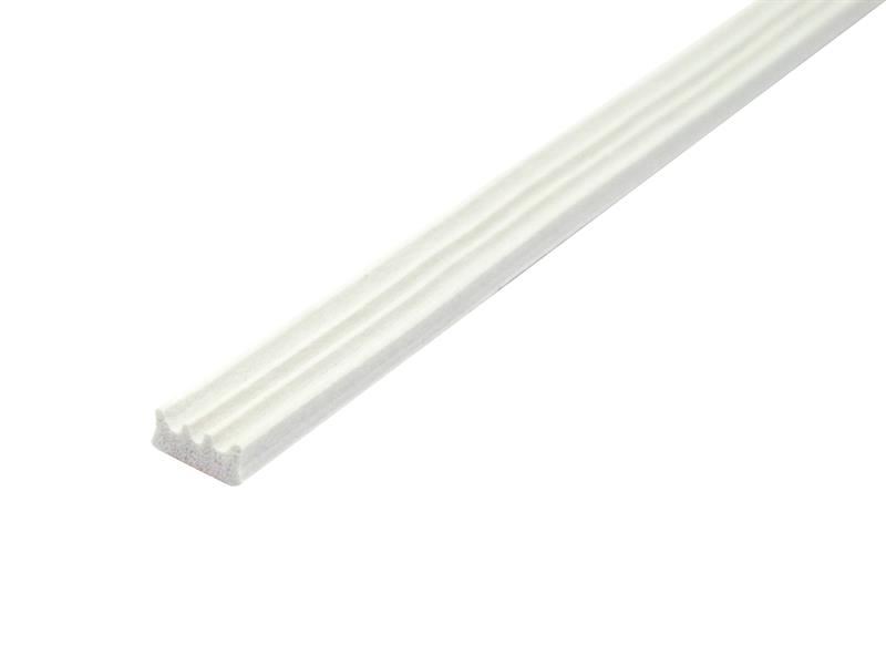 Faithfull EPDM Tochtstrip, Wit, Zelfklevend, 6m (9x3.5mm)
