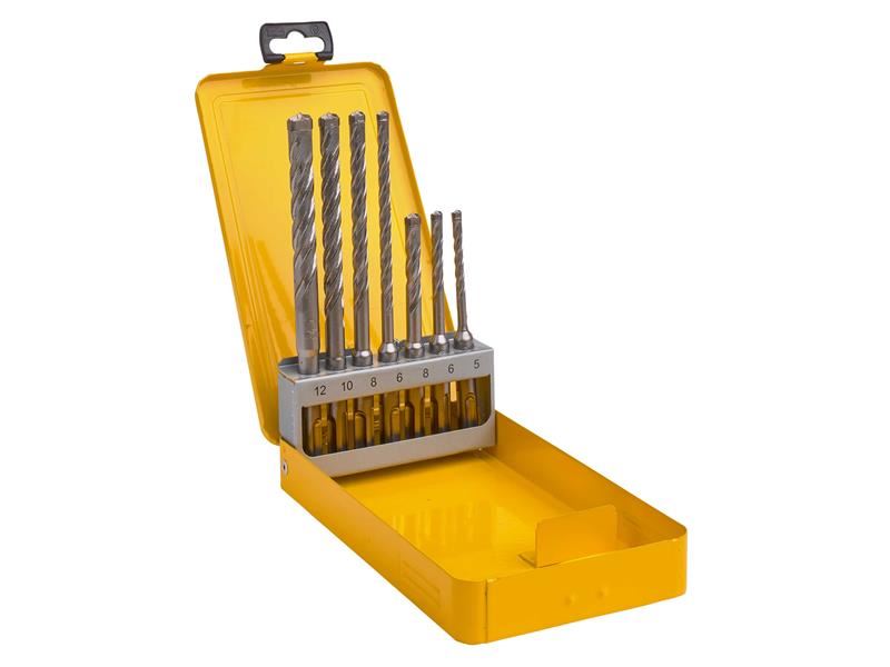 Dewalt ELITE - Σετ 7 Δρεπάνων SDS+ Full Head Carbide για Σκληρά Υλικά