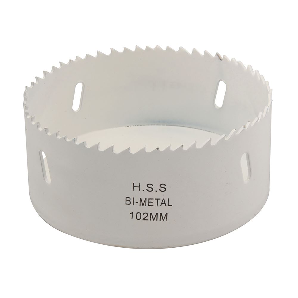 Silverline Bi-Metal Holesaw, 102mm, Heavy Duty