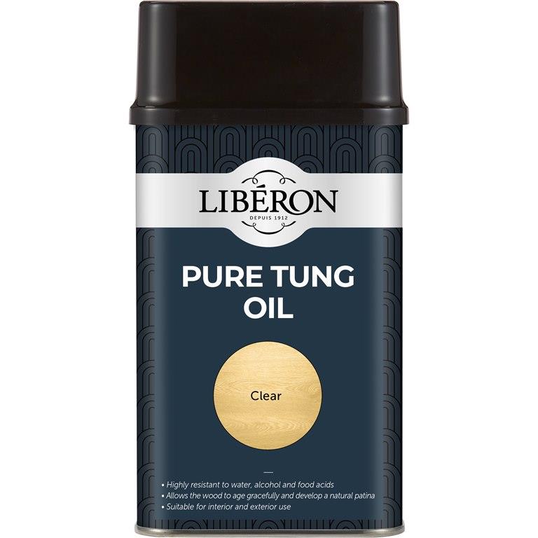 Liberon Pure Tung Oil for Woodcare, 500ml