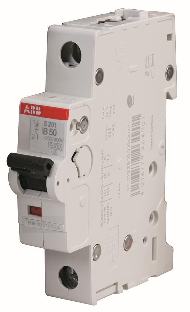 ABB 50A Single Pole Type B MCB