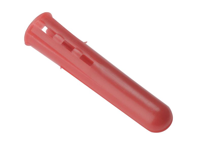 ForgeFix Tasselli in Plastica Rossa N.6-8, Confezione da 1000