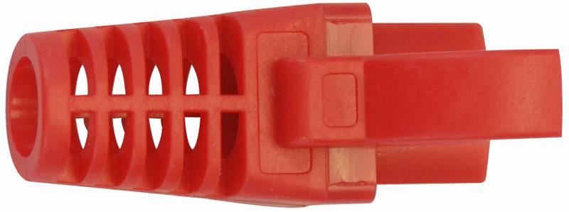 PRO SIGNAL Cover snodabili per connettori RJ45, rosso, confezione da 10