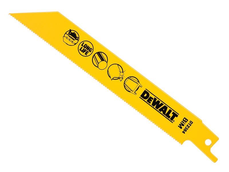DEWALT - Lann Aisghluaiste Dé-mhiotalach le haghaidh Mhiotail, 152mm, 18 TPI (P