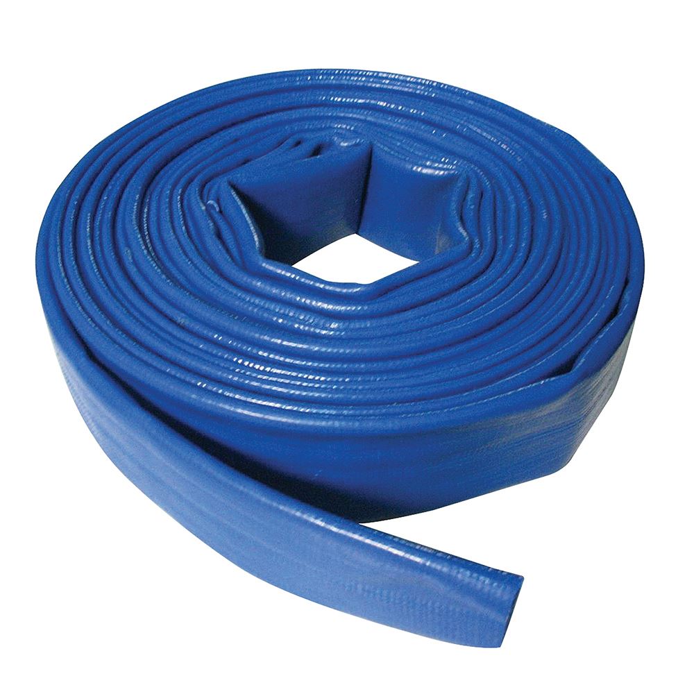 Silverline Lay Flat Hose, 10m x 50mm, PVC