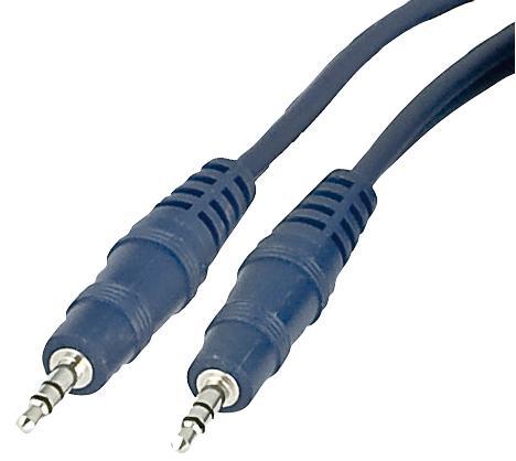 DAP AUDIO 3.5毫米立體聲插頭到插頭舞台線，3米藍色