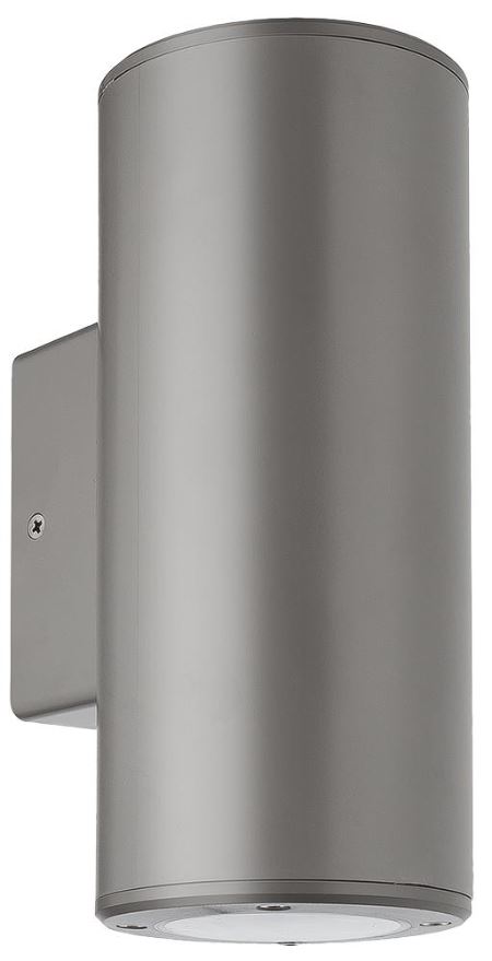 PRO ELEC Outdoor Wall Light, IP44, Grey, GU10