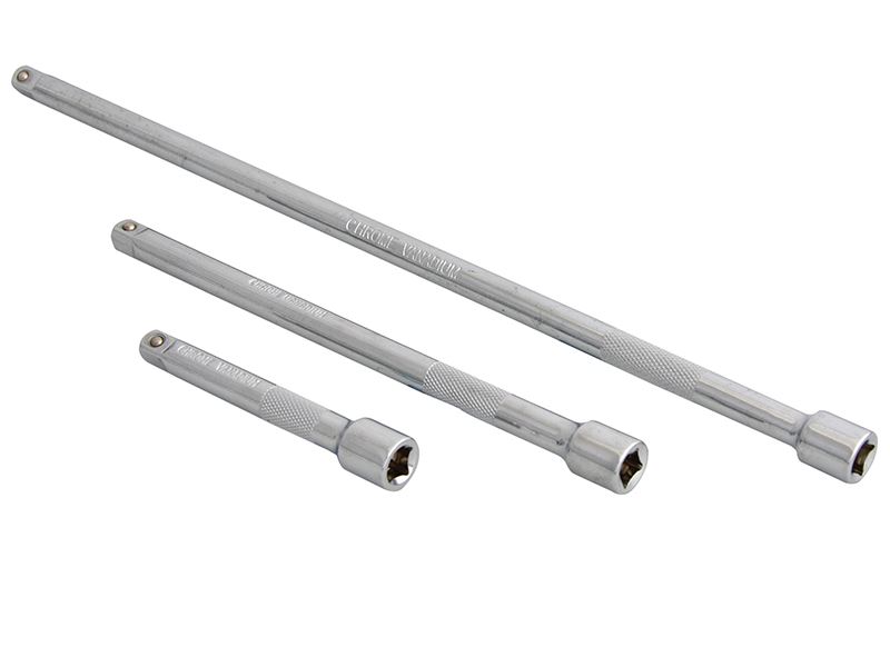 BlueSpot 3-Piece 1/4in Square Drive CV Extension Bar Set