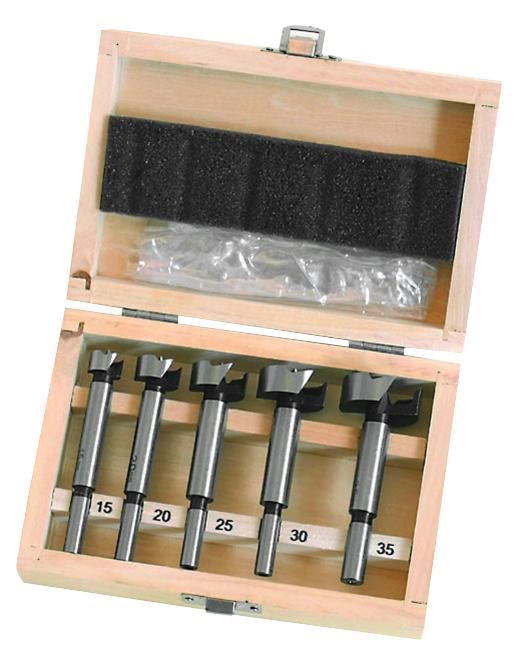 Hilka Tools Σύνολο Τρυπανιών Forstner Ξύλου, 5τεμ., Ατσάλι