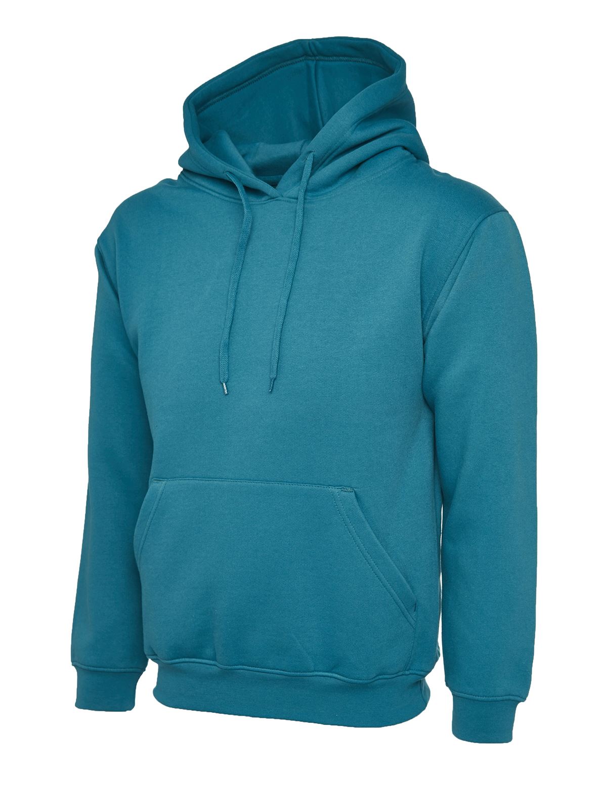 Uneek Unisex Klassiek Capuchontrui, 50% Polyester/Katoen, Jade, Maat M