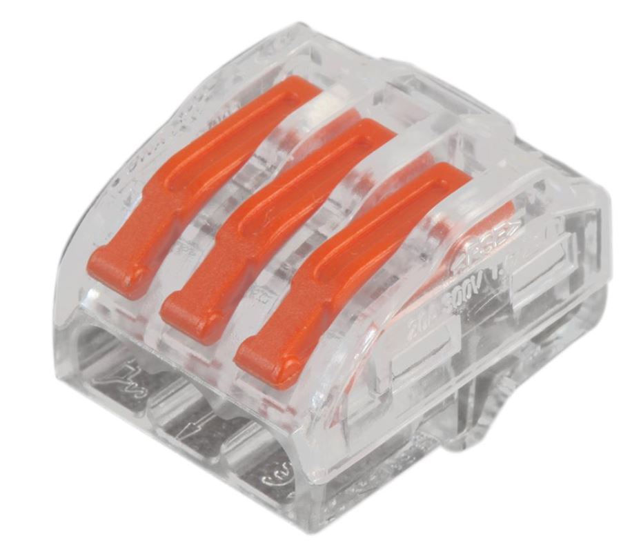 MULTICOMP PRO Morsetto a Leva 3 Vie, 4mm, 450V, 32A