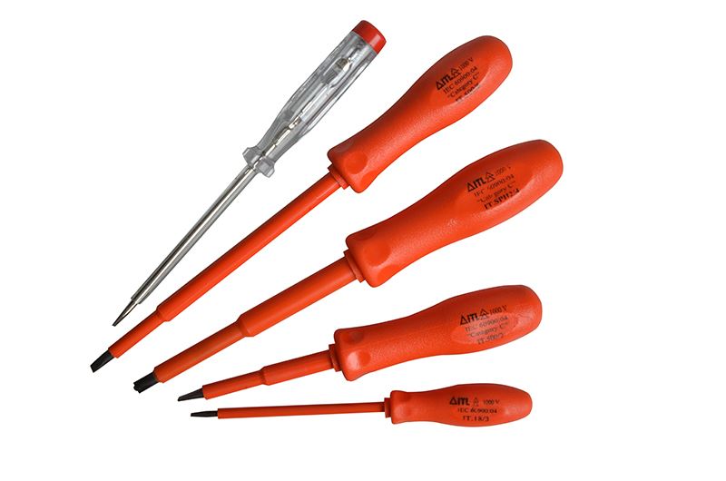 ITL Insulated Screwdriver Set, 5-Piece, IEC 60900 Compliant