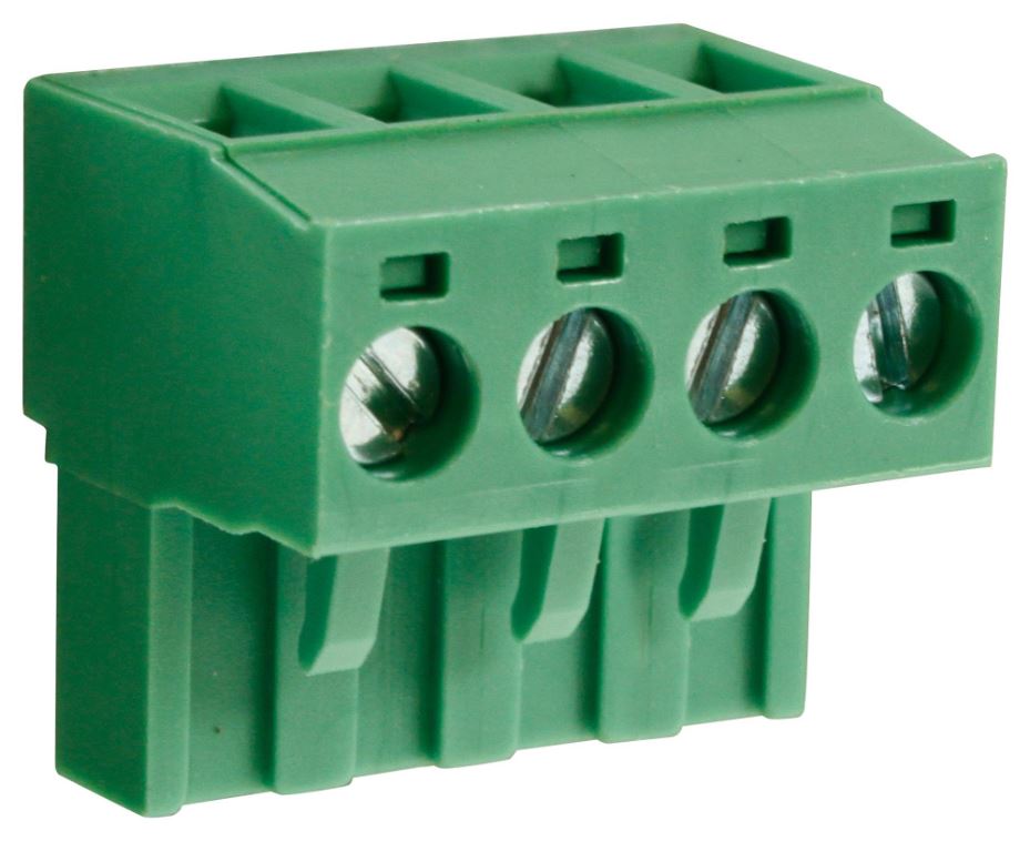 CAMDENBOSS Borne de connexion enfichable 4 pôles, 15A, pas de 5,08mm