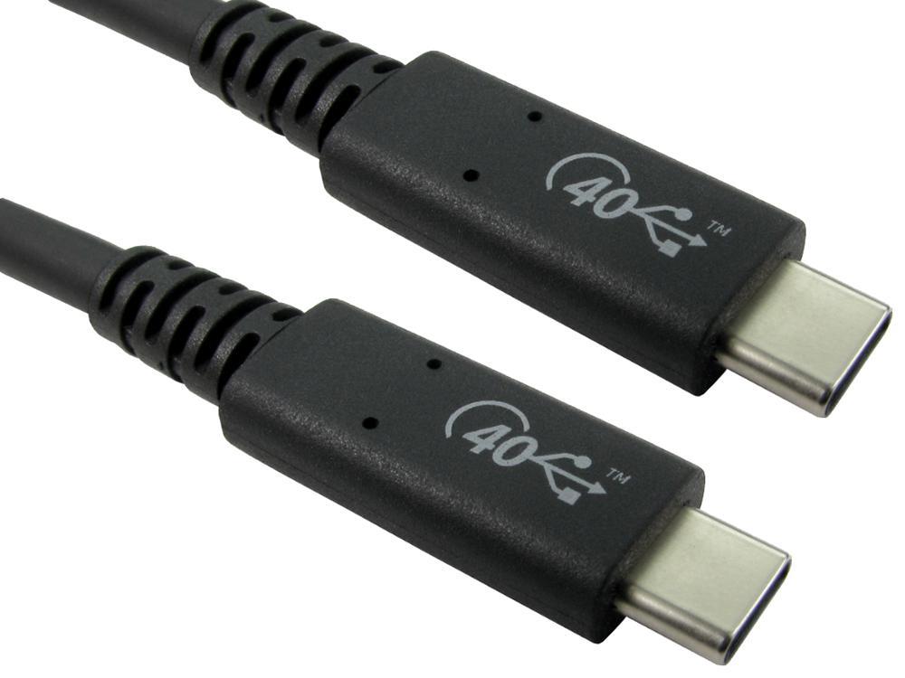 PRO SIGNAL Câble USB-C vers USB-C USB4, 0.8m, 40Gb/s