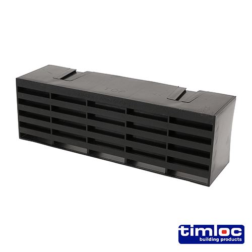 Timco Timloc Airbrick Ventilator, Plastic, Blue/Black, 20 Pack (215x69x60mm)