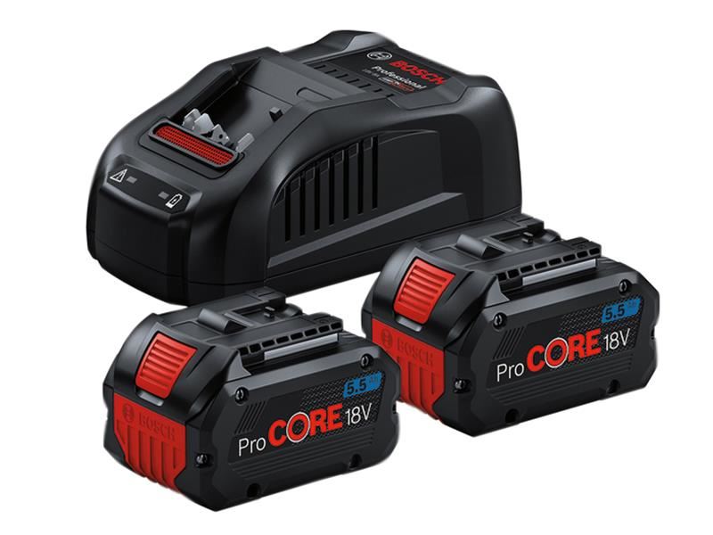 Bosch ProCORE18V 5,5Ah Akku & Ladegerät Starterset 18V