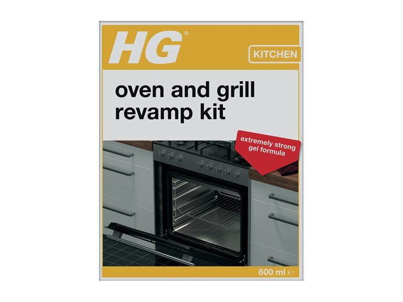 HG Oven and Grill Revamp Kit 600ml with Cleaning Accessories