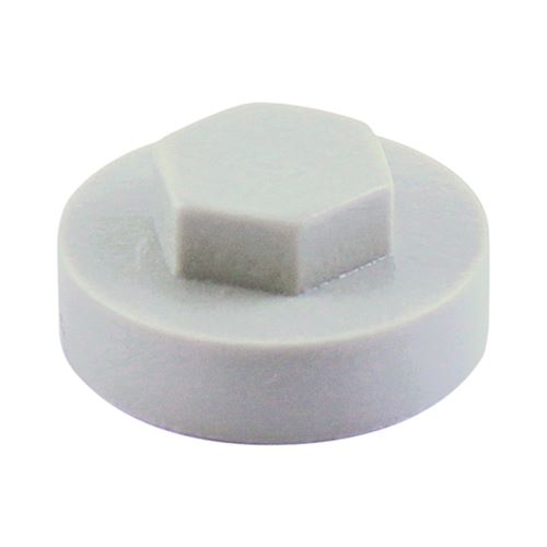 Timco ヘックスヘッドカバーキャップ アルバトロスカラー プラスチック製 19mm (1000個入り)
