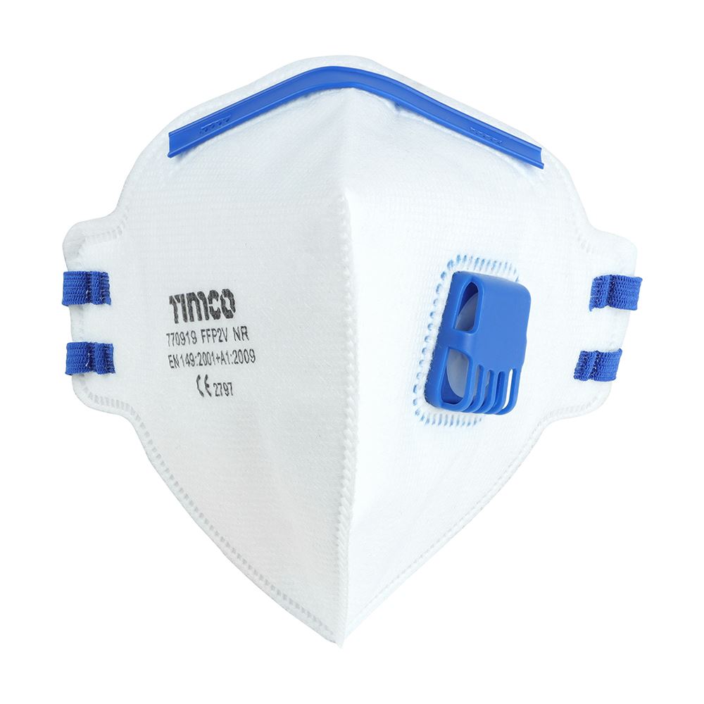 Timco Mάσκα FFP2 με Βαλβίδα για Εξάτμιση, Συσκευασία 10 τεμαχίων