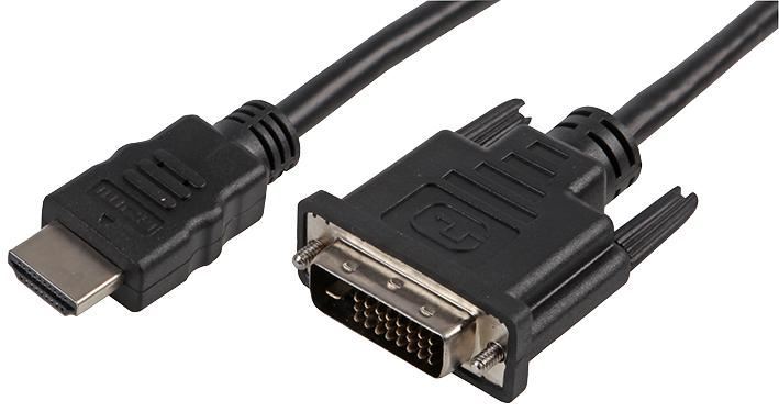 PRO SIGNAL HDMI to DVI-D Cable, 2m, Black