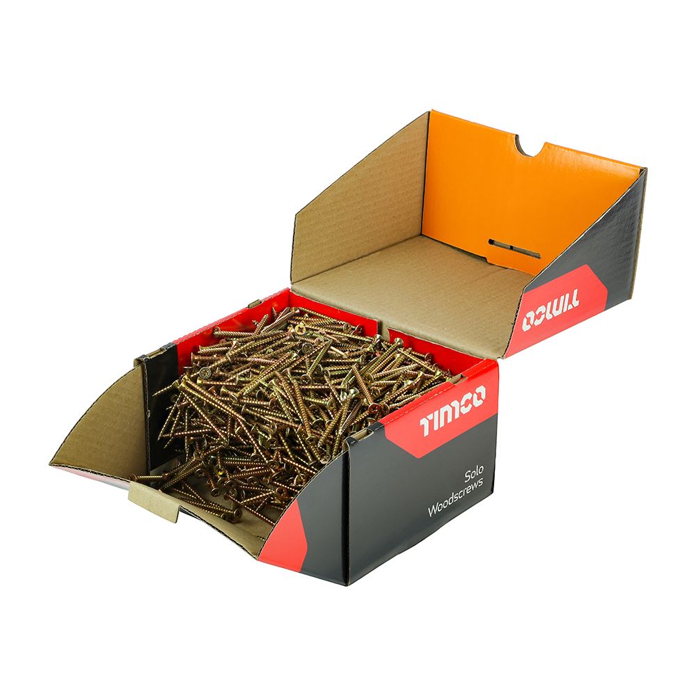 Timco Solo Woodscrew Industry Pack, 5.0 x 70mm, 1000 Pieces