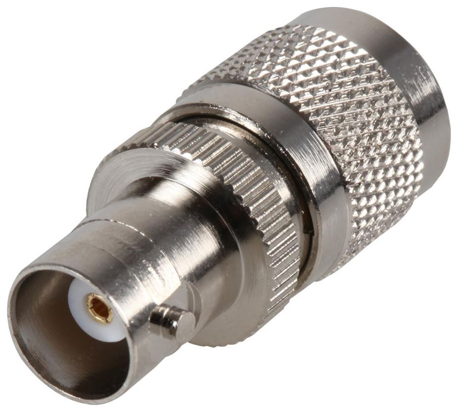 RF Solutions BNC Socket to TNC Plug Adaptor, Gold Plated, 50 Ohm