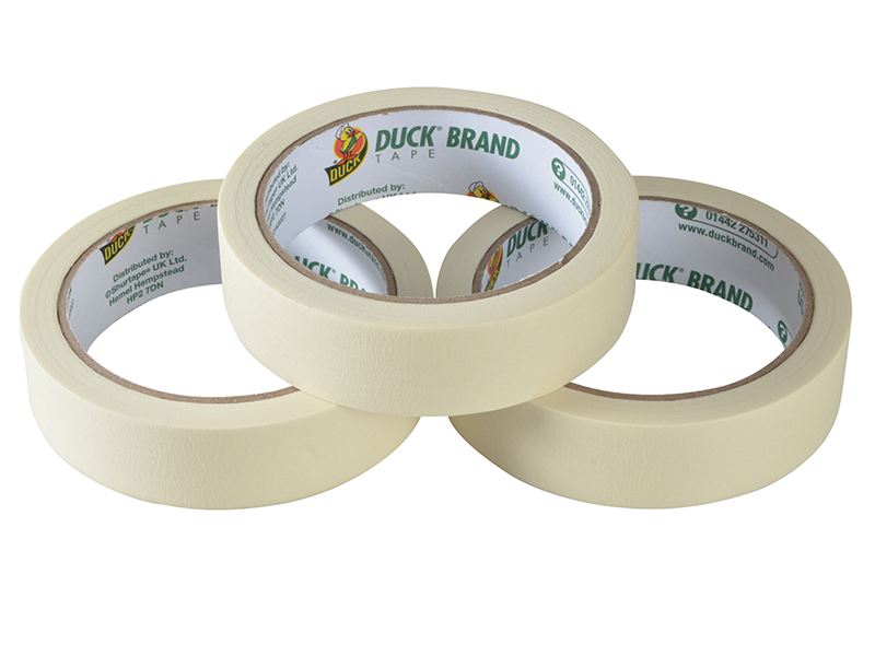 Shurtape Duck Tape® All-Purpose Masking Tape 25mm x 25m (3 Pack)
