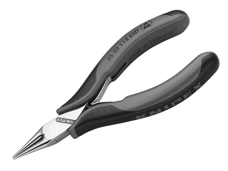 Knipex ESD 電子機器用ラウンドノーズプライヤー 115mm